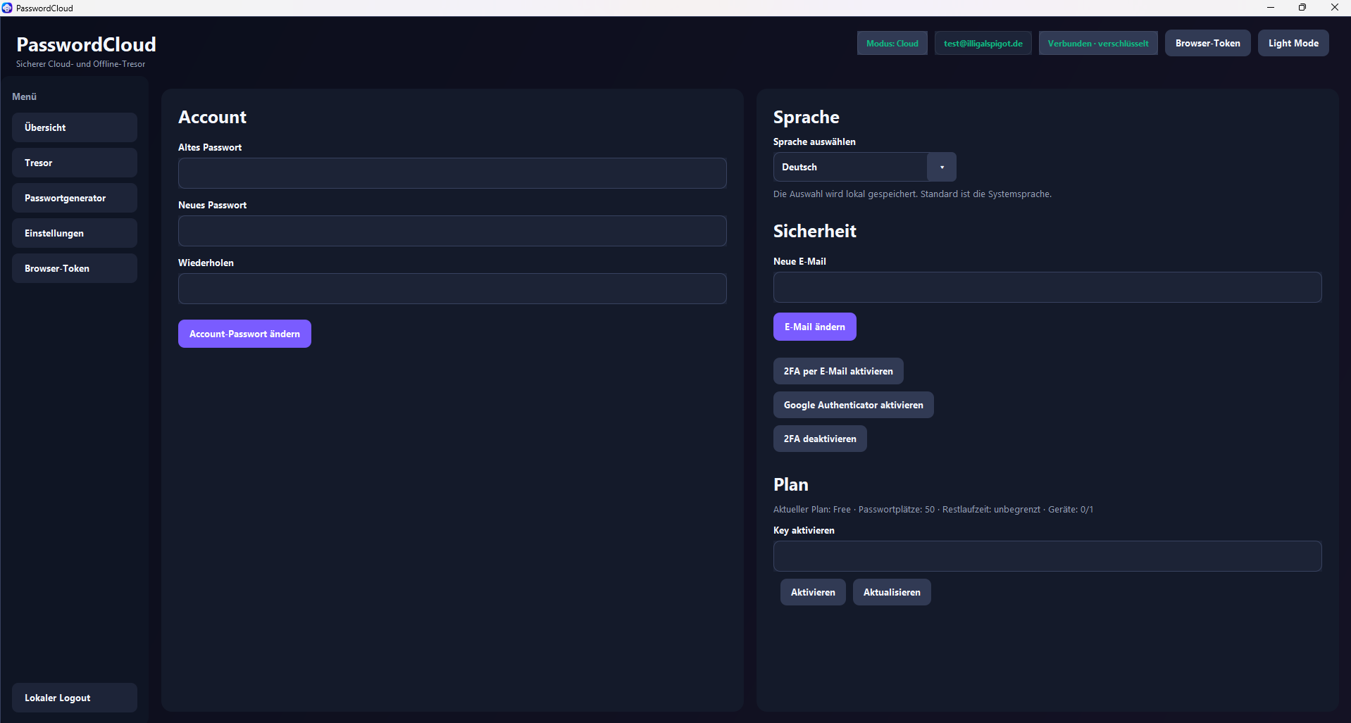 PasswordCloud - Cloudbased PasswordManager – Bild 4